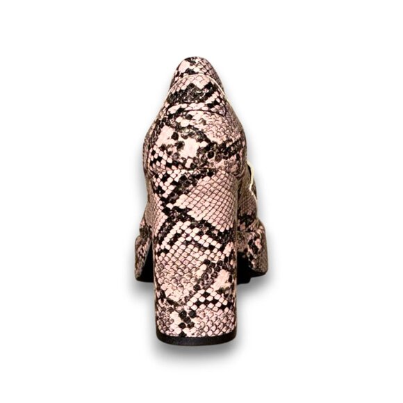 HUGO Lilah Women's Multicolor Leather Pump Loafers US 7 4-Inch Heel MSRP $383 - Picture 3 of 4